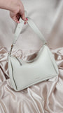 Polene White Leather Crossbody Bag - 1017