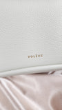 Polene White Leather Crossbody Bag - 1017