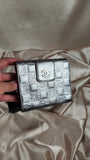 Chanel Silver Compact Wallet w/ Box - 1008