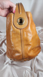 Yves Saint Laurent Tan Patent Leather Tote Bag - 0971