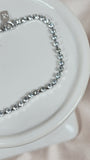 Swarovski Silver Color Crystal Tennis Bracelet - 1020