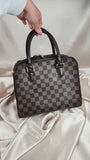 Louis Vuitton Damier Ebene Brera Top Handle Bag - 2160
