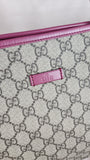 Gucci GG Supreme Beige and Purple 2way Tote Bag - 2202