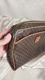 Celine Brown Macadam Canvas Clutch/Pouch - 0997