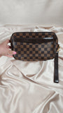 Louis Vuitton Damier Ebene Pochette Saint Paul Clutch Bag - 2181