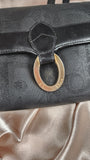 Christian Dior Trotter Black Canvas Shoulder Bag - 2204