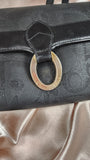 Christian Dior Trotter Black Canvas Shoulder Bag - 2204