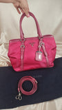 Prada Magenta Pink Nylon 2way Handbag - 1266