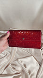 Louis Vuitton Red Vernis Sarah Wallet - 2261