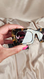 Valentino Tortoise Shell Print Sunglasses & Case - 1374