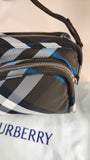 Burberry Blue/Brown Nova Check Camera Bag - 1365