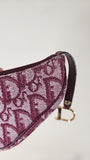 Christian Dior Trotter Canvas Coin Purse in Burgandy - 2373