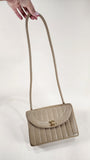 Chanel Beige Mademoiselle Lamb Skin Shoulder Bag - 2463