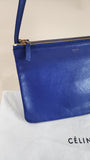 Celine Blue Leather Shoulder Bag - 1614
