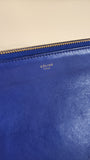 Celine Blue Leather Shoulder Bag - 1614