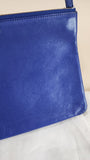 Celine Blue Leather Shoulder Bag - 1614