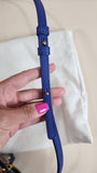 Celine Blue Leather Shoulder Bag - G0708