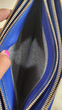 Celine Blue Leather Shoulder Bag - G0708
