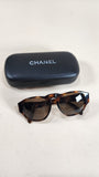 Chanel COCO Mark Brown Frame Sunglasses - 2512