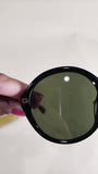 Gucci Interlocking G Rounded Black Frame Sunglasses - 2513