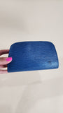 Louis Vuitton Blue Epi Dauphine Pouch - 2539