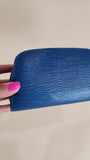 Louis Vuitton Blue Epi Dauphine Pouch - 2539