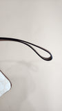 Gucci GG White Canvas Wristlet Clutch  - G0424