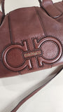 Salvatore Ferragamo 2way Brown Leather Hand Bag - 2498