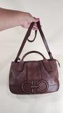 Salvatore Ferragamo 2way Brown Leather Hand Bag - 2498