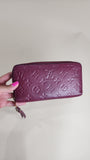 Louis Vuitton Monogram Empriente Magenta Leather Zippy Wallet - 1612