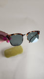 Gucci Brown Half Rim Sunglasses - 2514