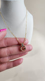 Givenchy Gold Tone Necklace w/ small G Charm - 2472
