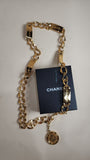 Chanel Gold Tone Metal Belt - 2550