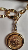 Chanel Gold Tone Metal Belt - 2550