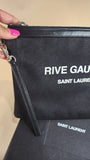 Saint Laurent Black Canvas Clutch - 2311