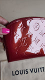 Louis Vuitton Monogram Red Vernis Pouch - 2504