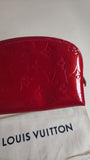 Louis Vuitton Monogram Red Vernis Pouch - 2504