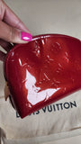 Louis Vuitton Monogram Red Vernis Pouch - 2504
