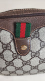 Gucci GG Beige Canvas Sherry Line Shoulder Bag - 2675
