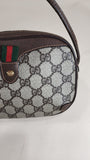 Gucci GG Beige Canvas Sherry Line Shoulder Bag - 2675