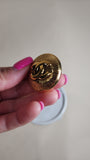 Chanel Gold CC Logo Brooch - 2488