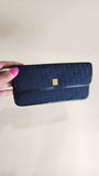 Christian Dior Navy Trotter Canvas Pouch - 2561