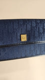 Christian Dior Navy Trotter Canvas Pouch - 2561