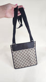 Gucci GG Beige Canvas Crossbody Bag - 2572