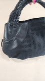 Salvatore Ferragamo Black Double Handle Handbag - 2571
