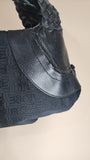 Salvatore Ferragamo Black Double Handle Handbag - 2571
