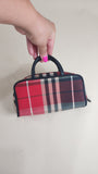 Burberry Red Nova Check Hand Bag - 2570