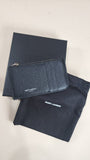 Saint Laurent Black Leather Wallet/Coin Case - 2596