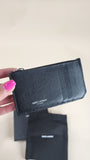 Saint Laurent Black Leather Wallet/Coin Case - 2596