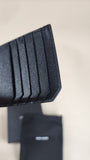 Saint Laurent Black Leather Wallet/Coin Case - 2596
